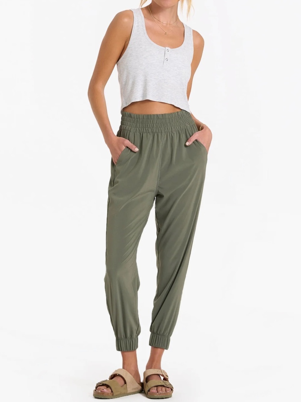 Vuori - Villa Jogger - Small - Army Green